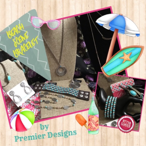 Leather & Beaded Bracelet - Picture 2 of 4